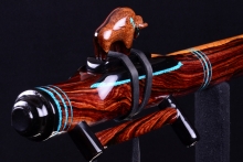 Cocobolo Native American Flute, Minor, Bass G-3, #H31B